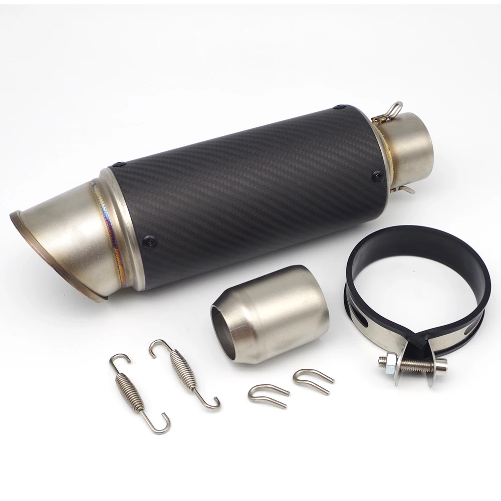 

Akrapovic motorcycle exhaust pipe for LEOVINCE BENELLI TRK 502 ZX6R 2008 AUSTIN RACING SV 650 RSV4 DB KILLER 51MM MSX125 FZ6