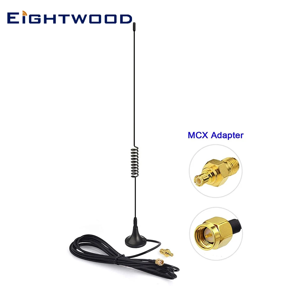 Eightwood двухдиапазонный 978 МГц 1090 5dBi SMA Мужская Антенна MCX антенна для авиационной ресивера Φ RTL SDR программно