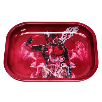 

Character pattern design tray Rolling Tray Tobacco Storage Plate Discs for Smoke Rolling Herb Grinder Water Pipe Hookah Accesso