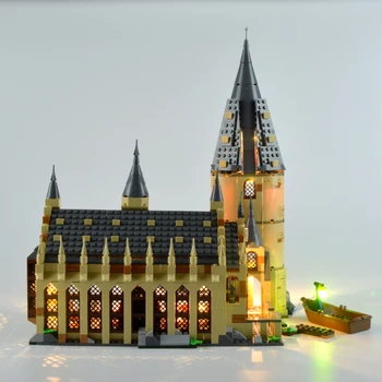

Building Block Toy 75954 Hogg’s Fort Hall Building Module DIY Creative LED Lighting Challenge Technical Brick (Basic Version)