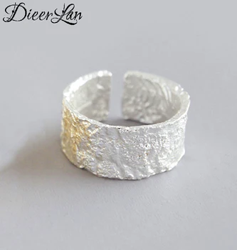 

Bohemian 925 Sterling Silver Irregular Round Ring For Women Fashion Open Finger Rings Female Boho Jewelry