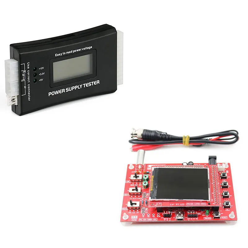 Fully Assembled DSO138 2.4 Inch TFT Digital Oszilloskop Kit With Probe & 20+4 Pin LCD Power