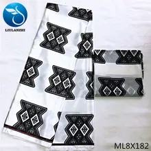 LIULANZHI африканские ткани Атлас Анкара Принты Ткань Горячая Распродажа нигерийский шифон ткань 4+ 2 ярдов/партия ML8X170-ML8X195