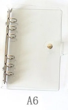Transparent Loose Leaf Binder Notebook - Planner & Journal