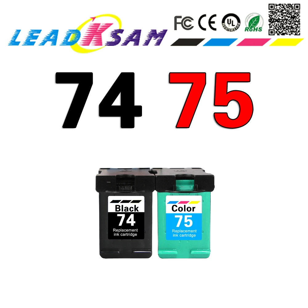 Чернильные картриджи 74XL 75XL совместимые с hp 74 75 XL для hp74 hp75 Photosmart C4200 C4280 C4345 C4380 C4385