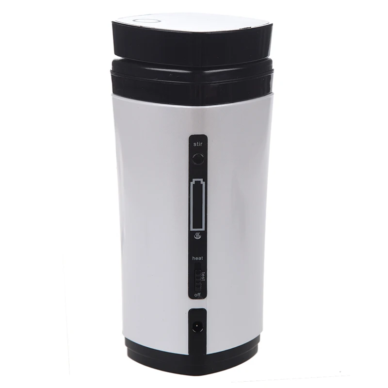 

Promotion! Rechargeable USB Powered Coffee Tea Cup Mug Warmer Automatic Stirring (White)