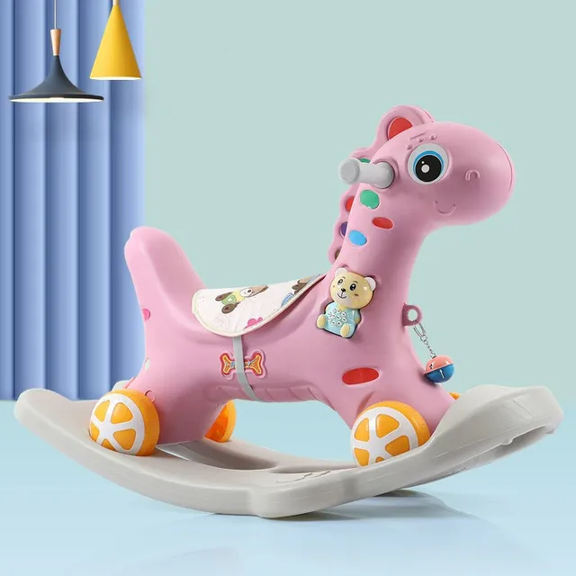 Doki Toy Baby Ride On Toys Unicorn Rocking Horse Baby Rocking Chair Multi-functional Baby Play Toys Baby Walker Indoor Fashion 2