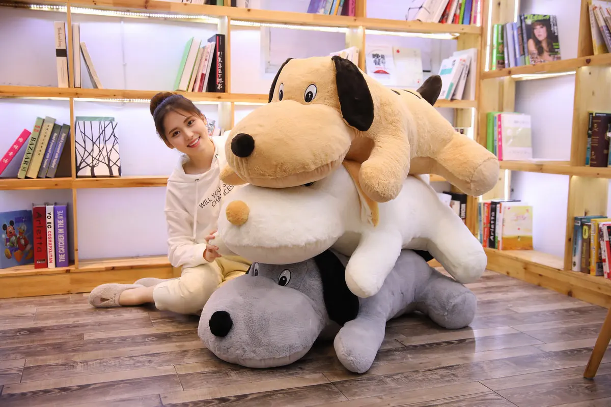 Милые набивные игрушки животные собаки плюшевые кукла Kawaii собака мягкая набивка