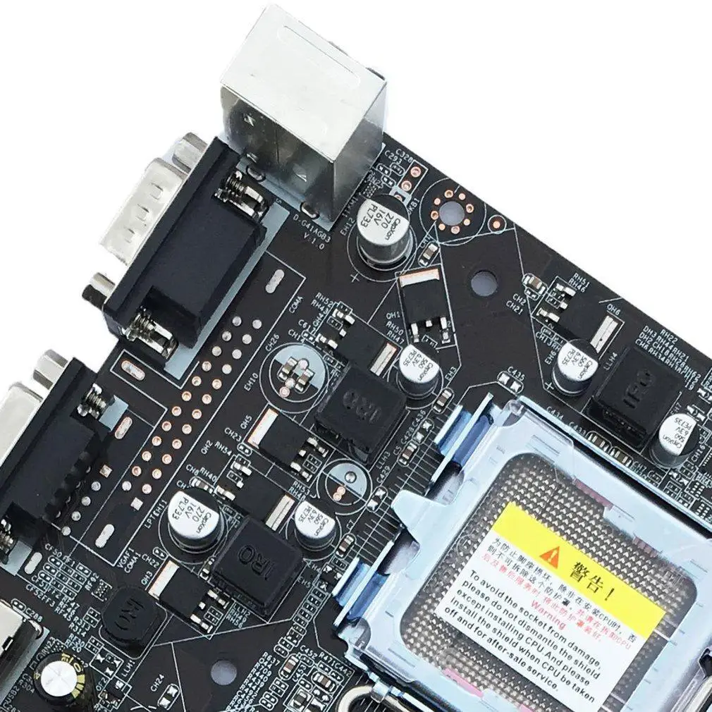 

G41 Desktop Computer Motherboard LGA 775 DDR3 Support Dual Core Quad Core CPU UK