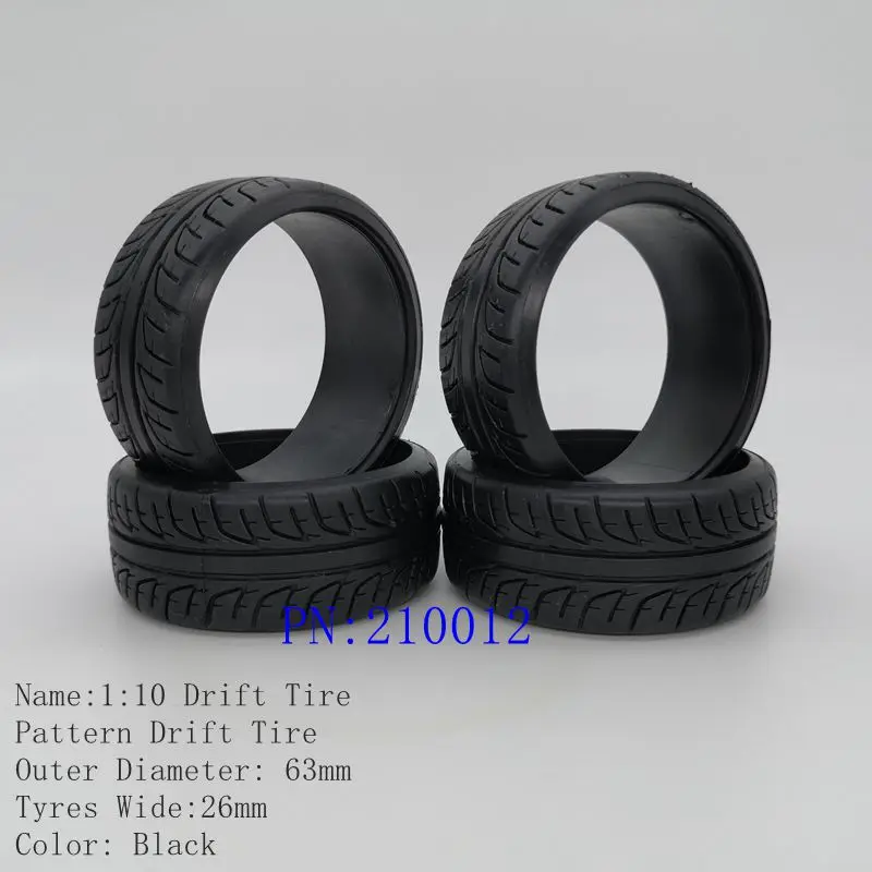 4 Jantes 5 Branches 52mm Argent - Pour Voiture RC Drift/buggy électrique 1/10 (HSP)
