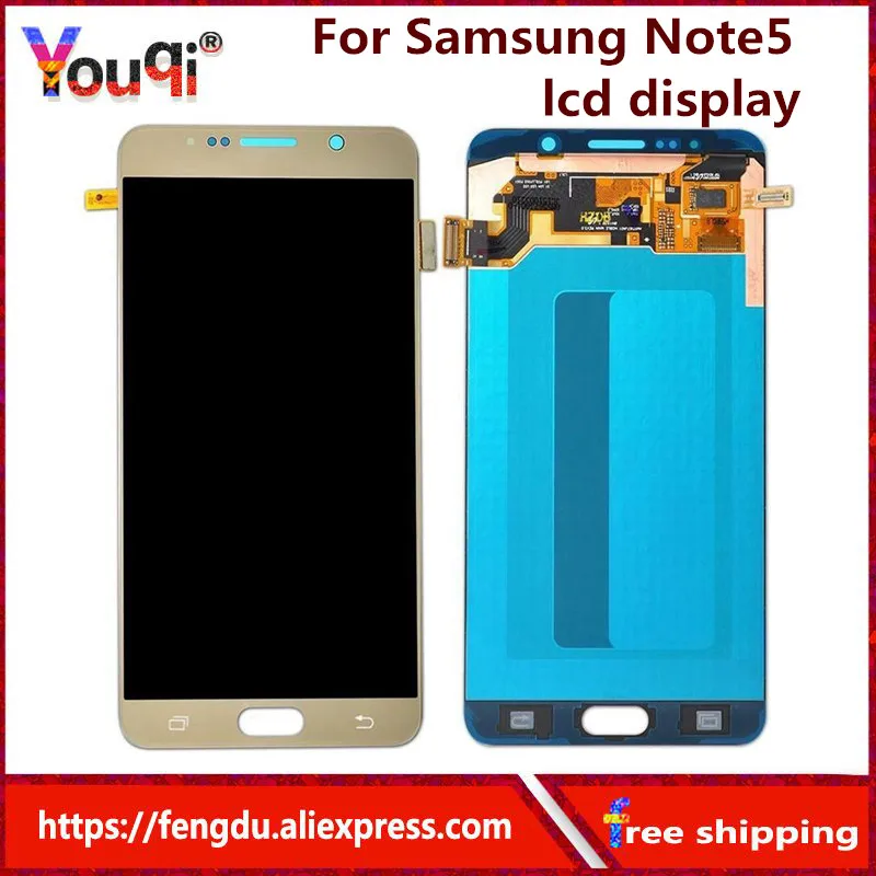 

Youqi LCD for Samsung Galaxy Note 5 Display LCD Touch Screen for grade Note 5 Note5 N920A N9200 SM-N920 N920C