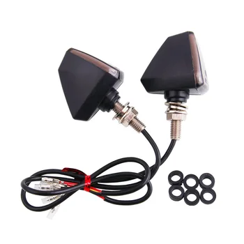 

2pcs Indicator Lamp Motorcycle Bike LED Blinker ABS Replacement Assembly