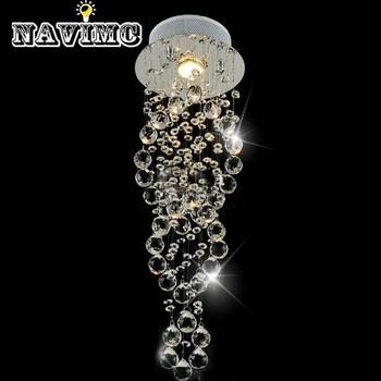 

Europe Double Circle Spire Crystal Light Hall Decorative Lighting Fixture
