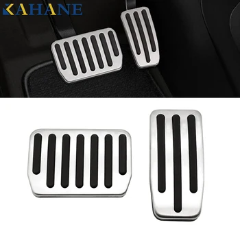 

Car Styling Accelerator Brake Footrest Pedal Aluminium Alloy Non Slip No Drill Car Sticker Pad FOR Tesla Model 3