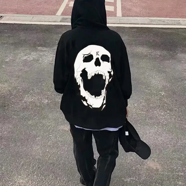 Characteristic skeleton hoodie 1