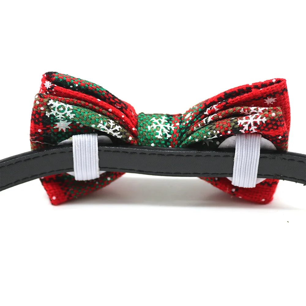 New 50/100pcs Christmas Dog Bows Removable Dog Collar Pet Dog Bow Tie Dog Christmas Accessories Pet Supplies Small Dog Bowties