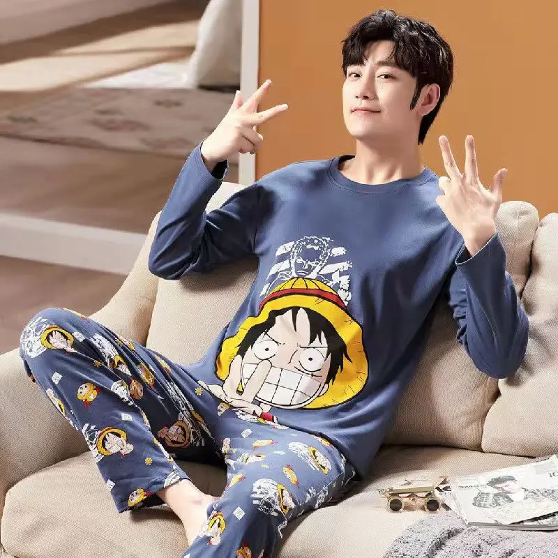 Monkey D Luffy Mens Pajamas One piece Merchandise Up to 80 Off