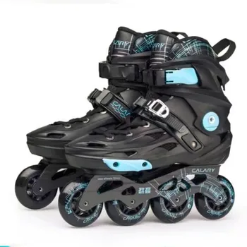 

2019 Spring Inline Professional Adult Slalom Unicorn Ice Skating Skate Shoes Adjustable Washable Brush Street PU Wheels Adulto