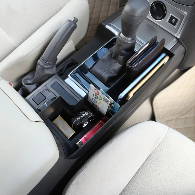 Для Toyota Land Cruiser Prado Fj150 150 2010- пластиковая Автомобильная центральная консоль многофункциональная коробка для хранения поднос для телефона аксессуар