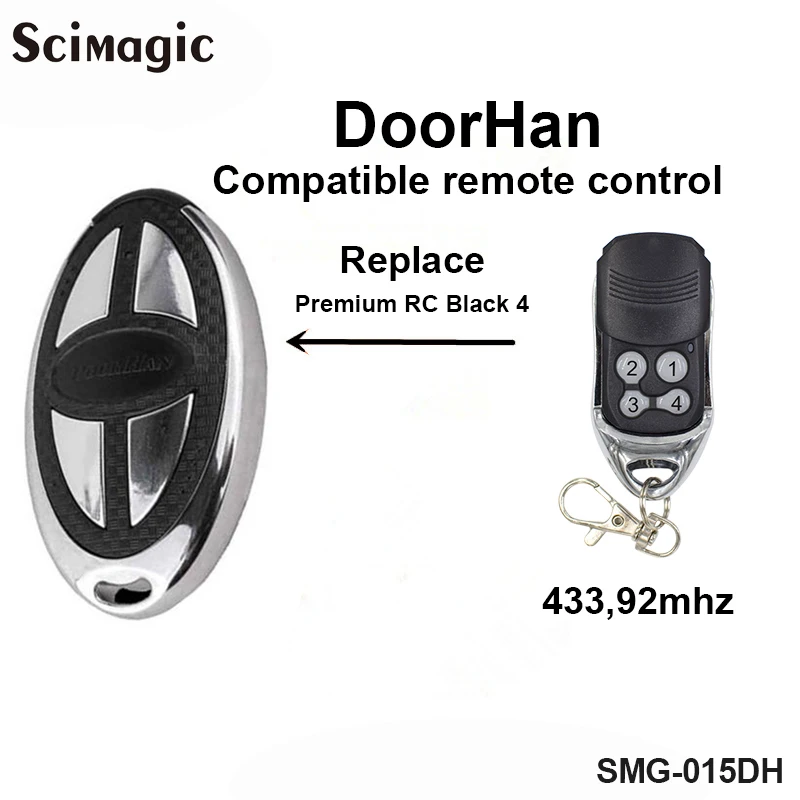 Doorhan Премиум RC черный 4 Пульт дистанционного управления ворота 433,92 МГц Doorhan 433 МГц ворота гаражные двери дистанционный код прокатки