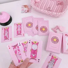 2 типа аниме Cardcaptor Sakura Clow Card косплей реквизит KINOMOTO SAKURA Card Captor карты с Сакурой Таро 54 шт