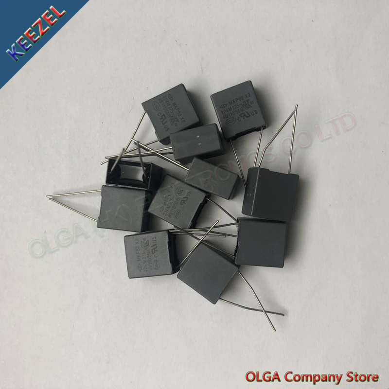Xiamen MKP62 X2 защитный пленочный конденсатор 0 22 мкФ 275V 220NF 275VAC 224 P10.|capacitor multilayer|capacitor