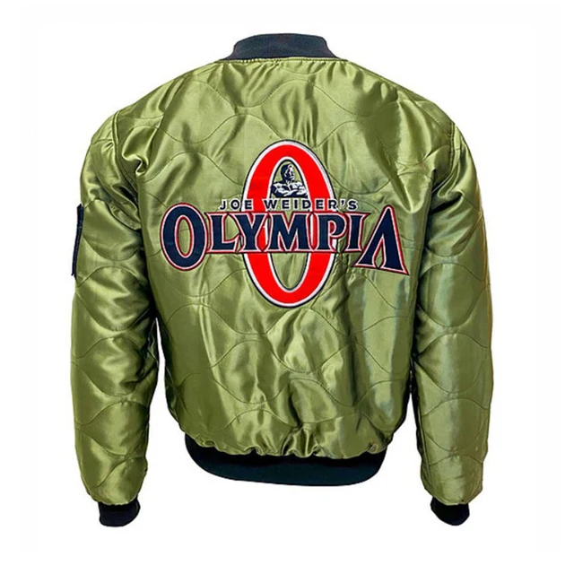 New OLYMPIA Jacket Winter Large Size Cotton Jacket Sports Fitness Thicken Stand Collar Embroidered Cotton Jacket waterproof coats Jackets