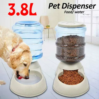 

Pet Drinker Waterer Dog Feeder Automatic Feeder Eco-friendly Adjustable Detachable Drinking Dispenser Dog Automatic Drinkers