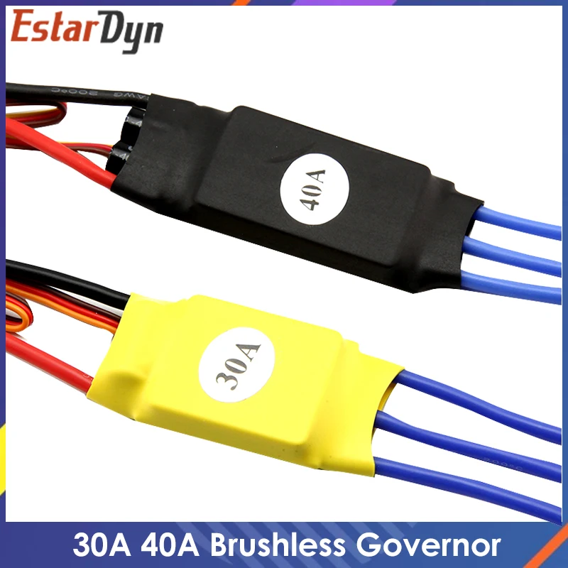 Регулятор скорости бесщеточного двигателя XXD HW 30A 40A ESC RC BEC T-rex 450 V2 вертолетная
