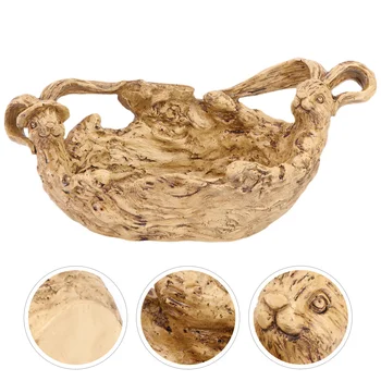 

1Pc Succulent Flowerpot Green Plants Flowerpot Gardening Supply (Log Color)