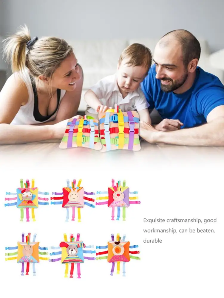 

2019 Buckless Toy Baby Basic Life Skill Training Kids Early Learning Educational Color Matching Preschool Play Learning Toy gift