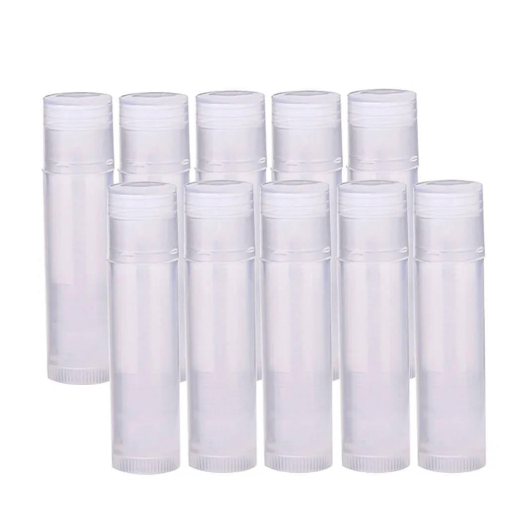 Empty Lipstick Bottles Lip Gloss Tube Lip Balm Pomade Vials Container 10pcs