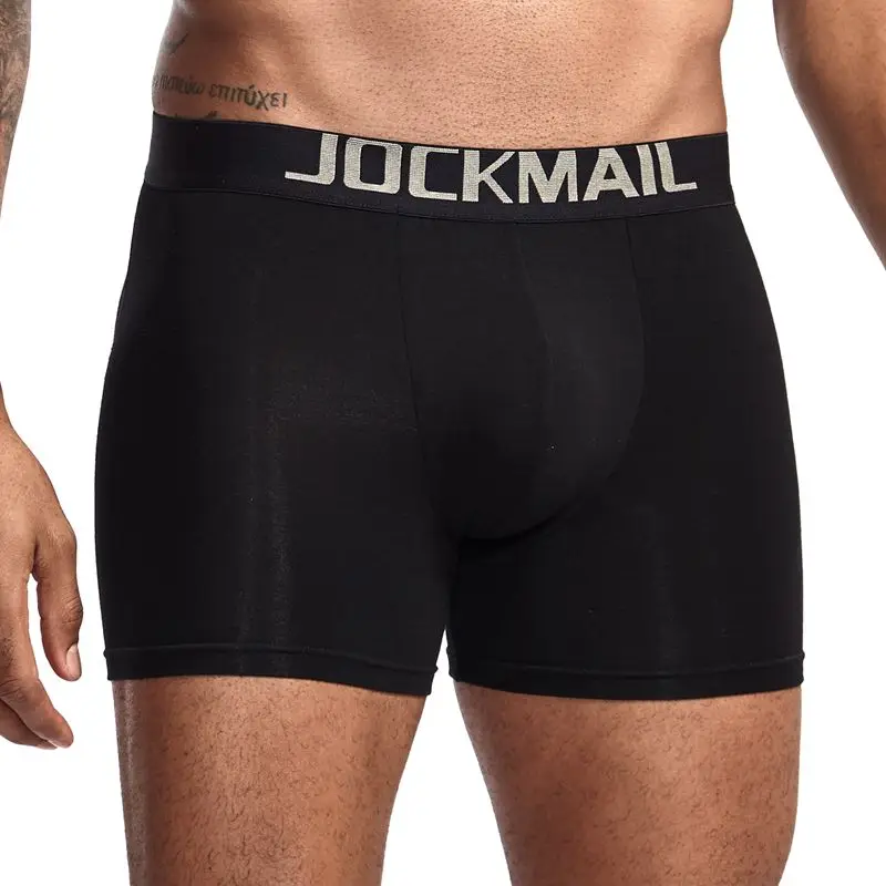 Jockmail, боксеры, мужское нижнее белье, мужское нижнее белье, увеличивающее попу, мягкий багажник, съемная подкладка, подтяжка, сексуальное мужское нижнее белье для геев, черное, белое