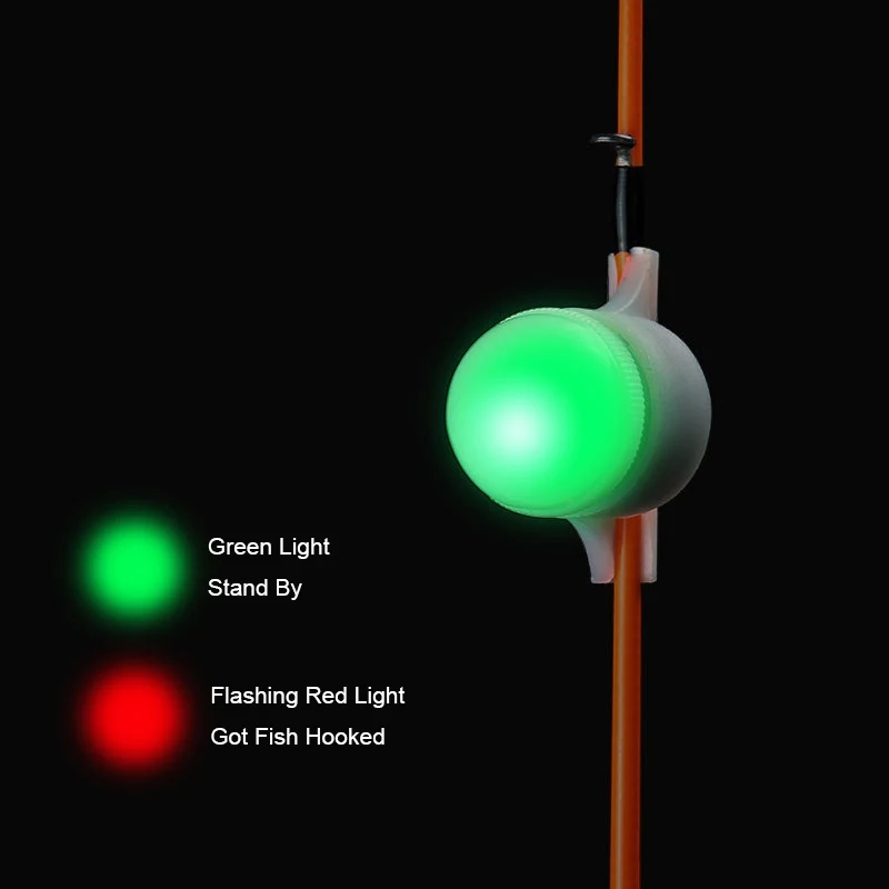

Mini LED light automatic induction fishing alarm fishing rod night carp Fishing light Auto recognition bite alarm