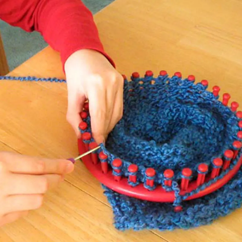 Горячее предложение 4 шт./компл. DIY Круглый Круг Шляпа Knitter Вязание жгутовых полосок комплект 4 Размер 14 см 19 см 25 см 30 см TI99