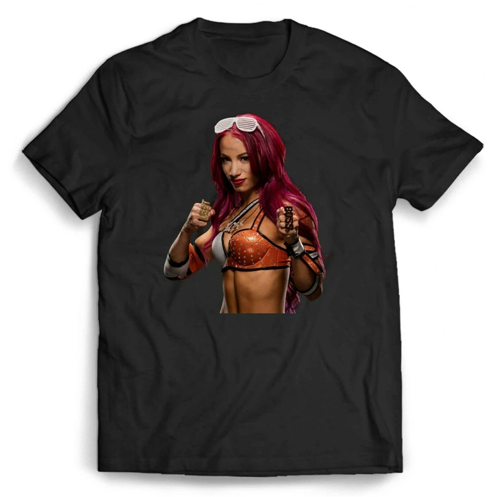 Футболка для мужчин и женщин Sasha Banks полноразмерная футболка с очками волос |