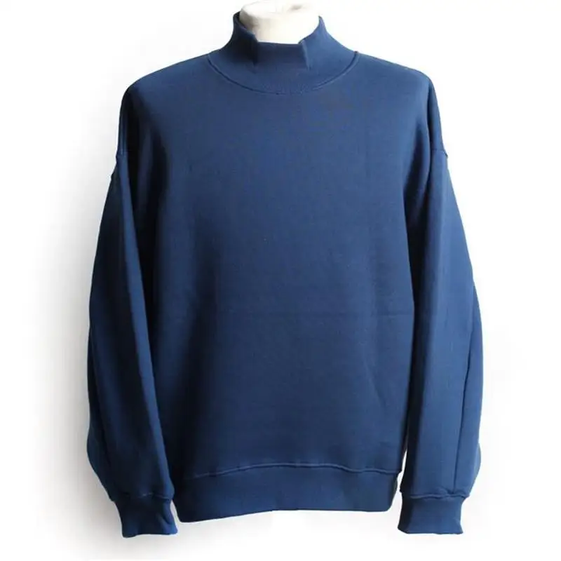 Men's Long Sleeve Hoodie Spring And Autumn New Korean Half High Collar Fashion Casual Versatile Loose Large Size Hoodie