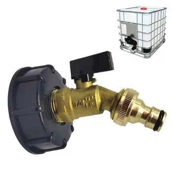 

Water Hose Brass Garden Tons Valves Bucket Adapter For IBC Tank Irrigation Practical Outlet Thread Accessories Fittings