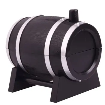 

Toothpick Holders Wine Barrel Type Automatic Toothpick Case Press Bucket Dispenser Tooth Pick Cotton Swab Case Box