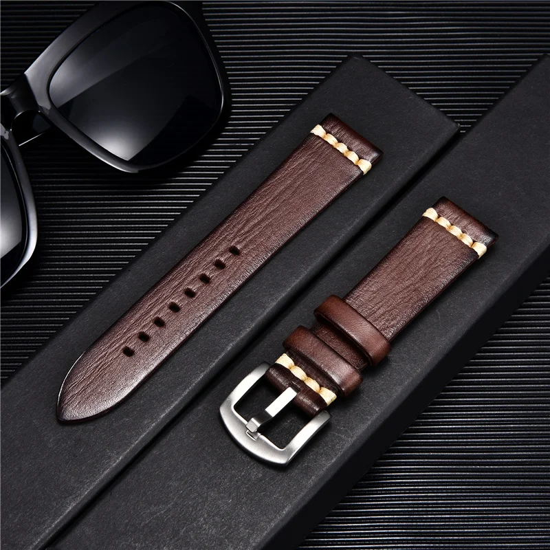 Retro-Genuine-Leather-Strap-Vintage-Watchbands-18mm-20mm-22mm-24mm ...