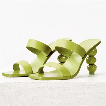 green slippers ladies