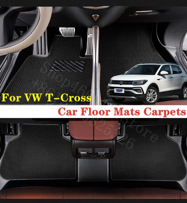 Автомобильные коврики Puou для VW T-Cross передний и задний полный комплект