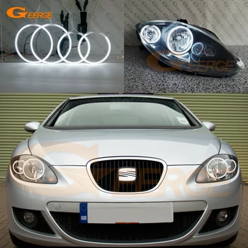 

For seat leon Mk2 1P facelift 2009 2010 2011 2012 headlight Excellent Ultra bright CCFL Angel Eyes kit halo rings