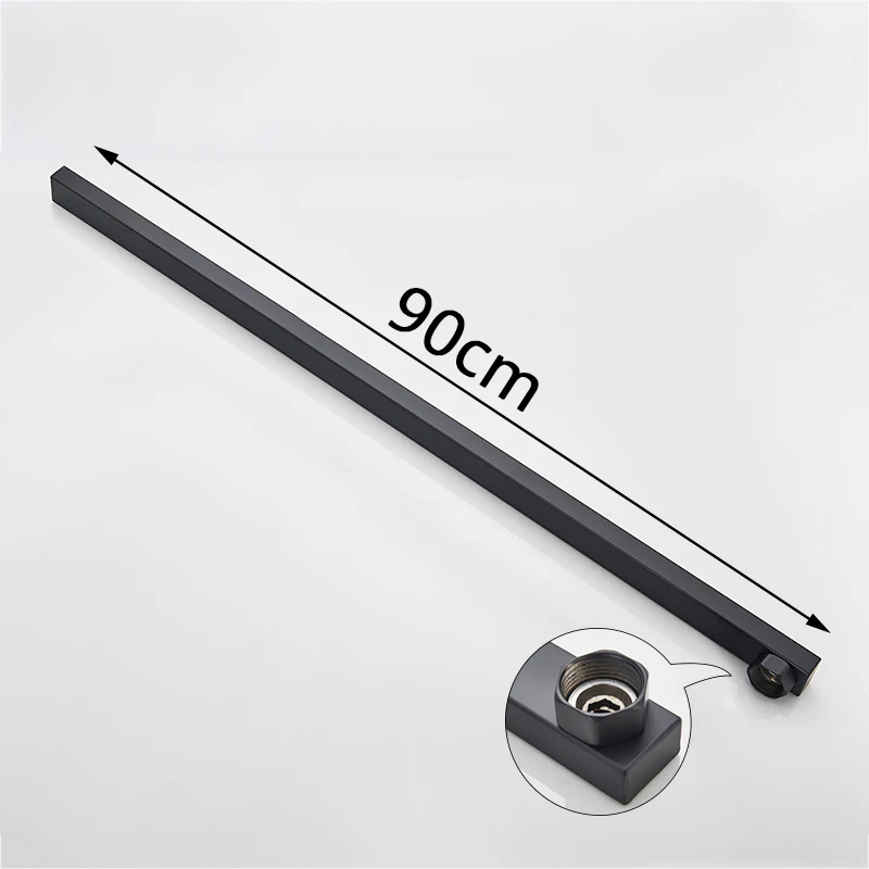Uythner 90CM Tube Bar Extend pipe Shower Faucet Extension Tube Bar Faucet