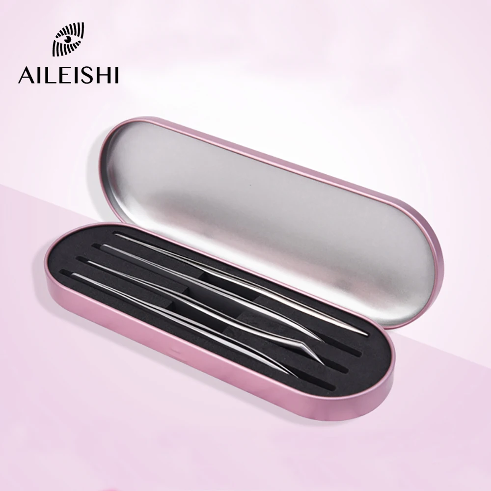 Portable Eyelash Tweezer Storage Box Lash Tweezer Case Makeup Bag