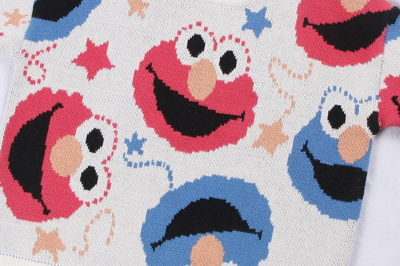 Осенне-зимний свитер с рисунком улыбки для девочек джемпер для мальчиков трикотажные хлопковые пуловеры свитер с рисунком для малышей Одежда для маленьких мальчиков