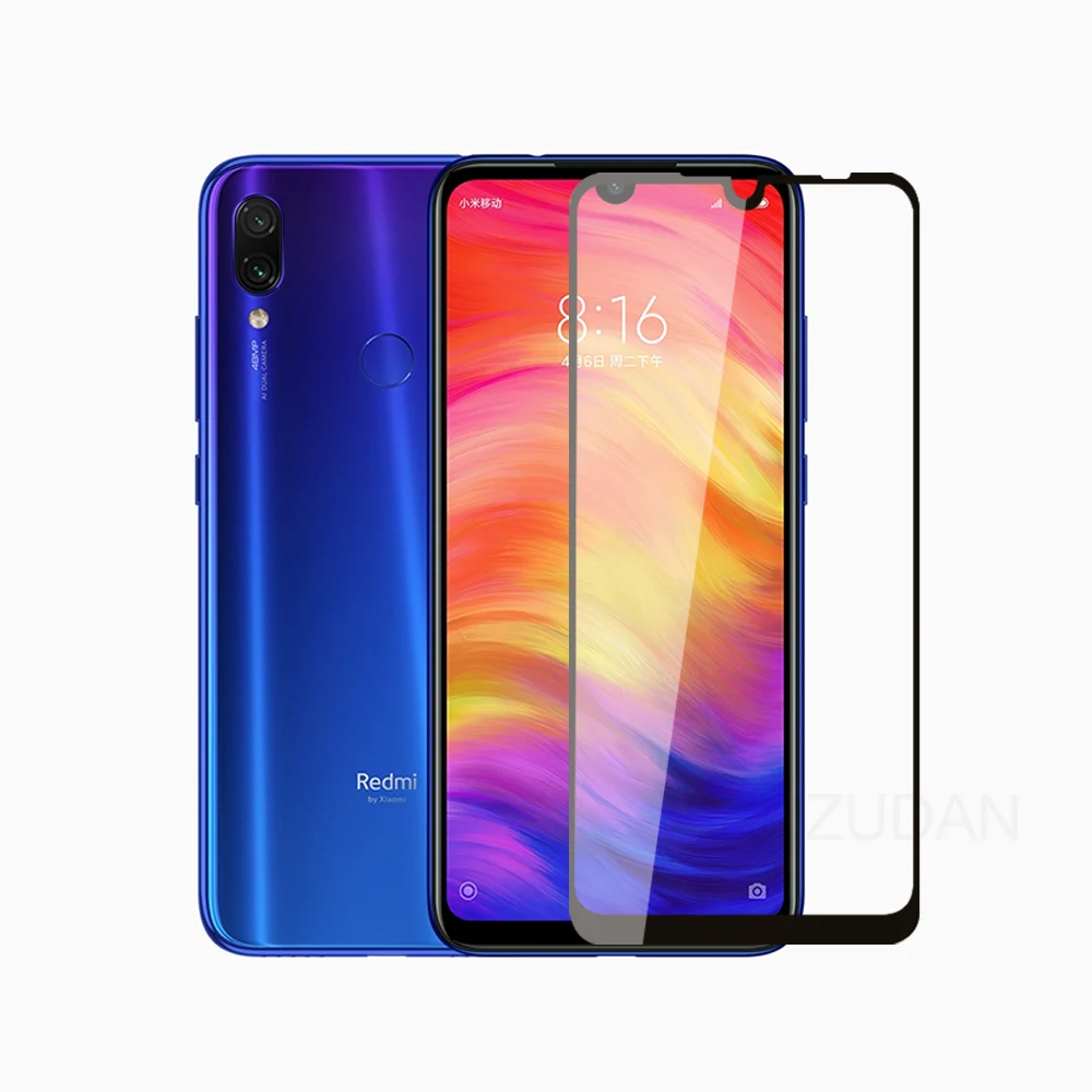 9D полное клеевое Покрытие Закаленное стекло для Xiaomi Redmi Note 8 7 Pro защитное на 8A 7A 6 6A