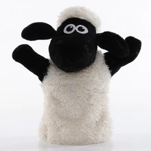 Marionnette à main mouton pour bébé, jouets, en peluche, en forme d'animal, éducatif, poupées pour enfants, pour faire semblant, à offrir en cadeau, 25 cm, 1 pièce,