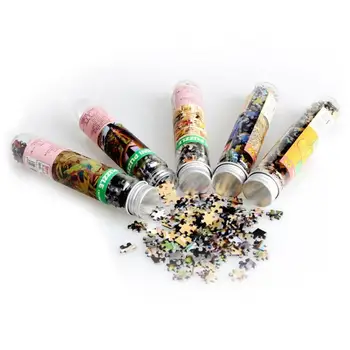 

150 Piece Tube Puzzles Toys for Children Adults Learning Education Brain Teaser Assemble Toy Jigsaw Beautiful Scenery Puzzle