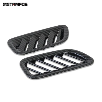 

For Hyundai Palisade 2020 2021 Carbon Fiber Front Air Condition Vent Outlet Cover Trim Decoration Inner Accessories Car Styling